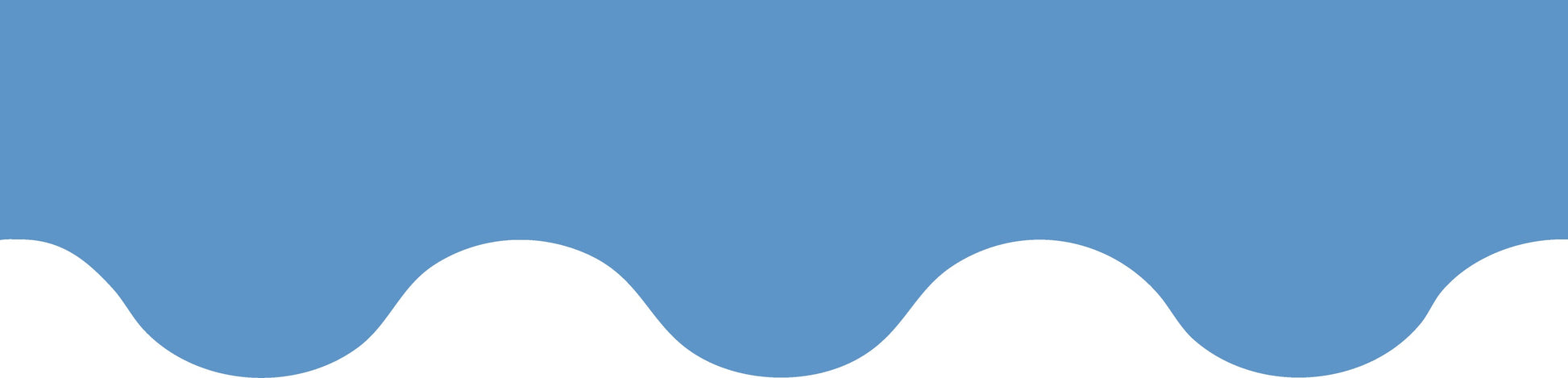 Learning Can Be Fun Growing Minds Ocean Blue Rolled Scalloped Border 15.24m-2