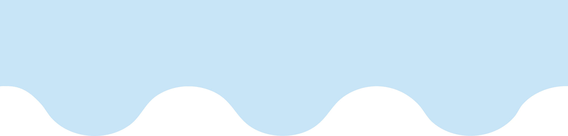 Learning Can Be Fun Growing Minds Sky Blue Rolled Scalloped Border 15.24m-2