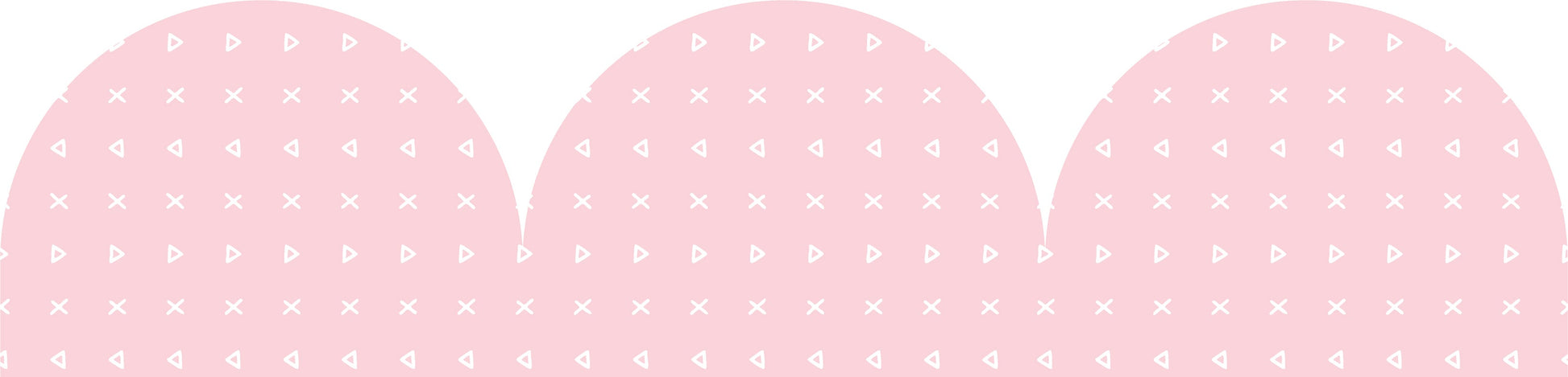 Learning Can Be Fun Pink Patterned Rolled Scalloped Border 15.24m-2