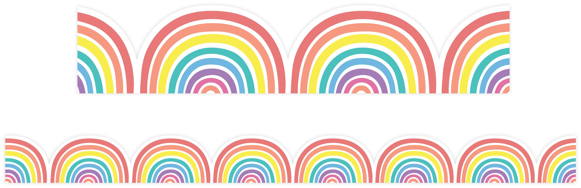 Learning Can Be Fun Rainbow Die-cut Classroom Border Pack of 12-1