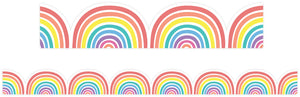 Learning Can Be Fun Rainbow Die-cut Classroom Border Pack of 12