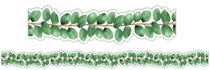 Learning Can Be Fun Eucalyptus Essentials Die-Cut Classroom Border Pack of 12