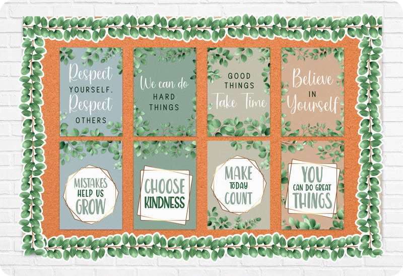 Learning Can Be Fun Eucalyptus Essentials Motivational Poster Set of 8-2