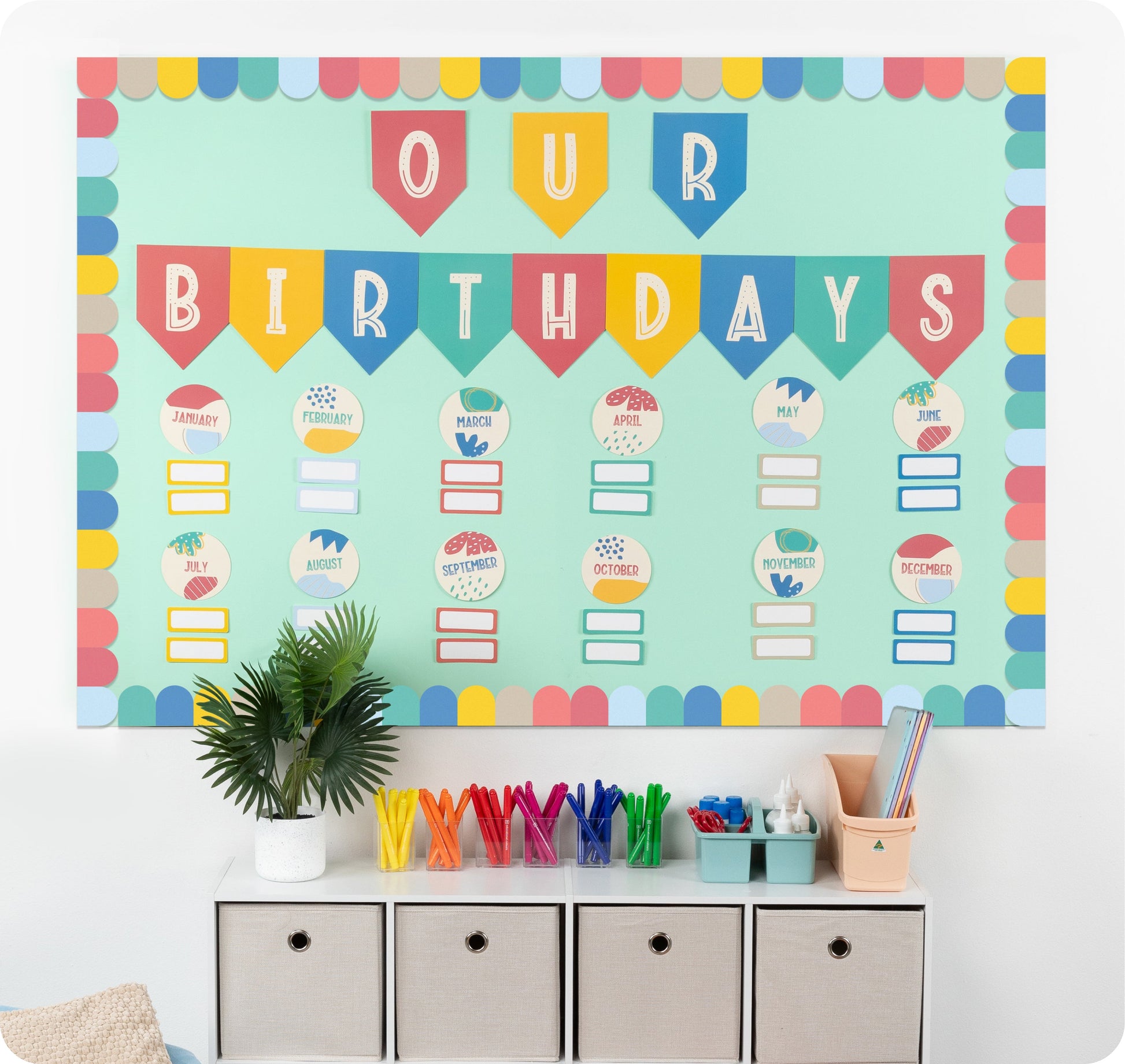 Learning Can Be Fun Growing Minds Birthday Bulletin Board Set-2