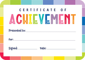 Learning Can Be Fun Giggle & Grow Achievement Certificates Pack of 30
