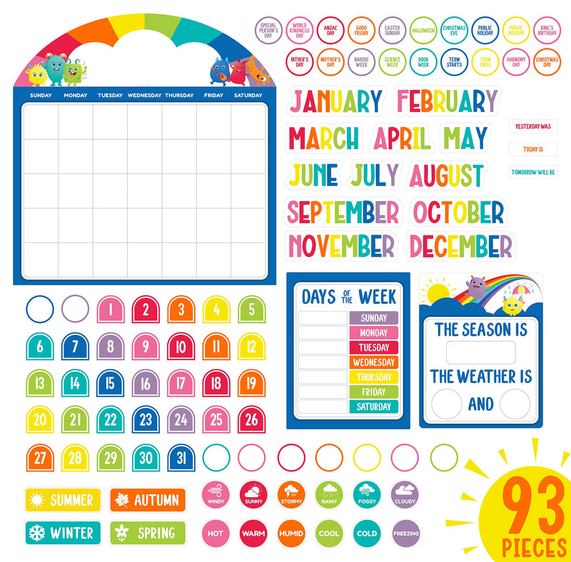 Learning Can Be Fun Giggle and Grow Calendar Bulletin Board Set-2
