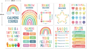 Learning Can Be Fun Giggle & Grow Calming Corner Poster Set of 10