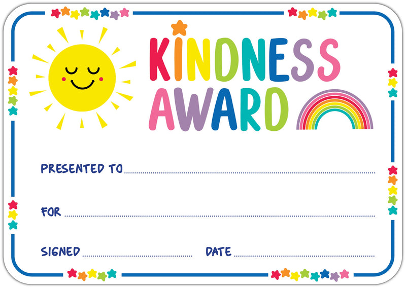 Learning Can Be Fun Giggle & Grow Kindness Award Certificates Pack of 30-1
