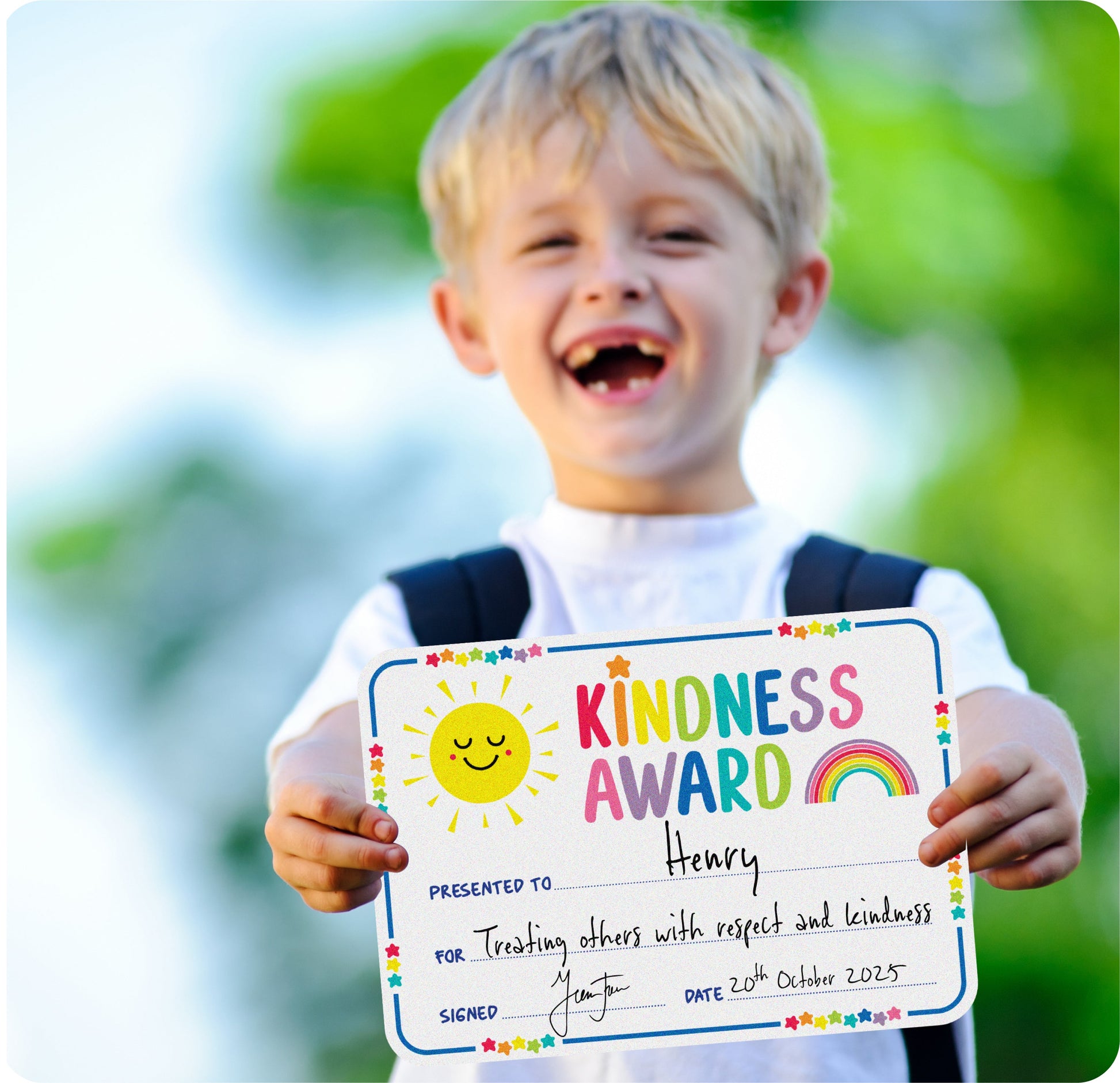 Learning Can Be Fun Giggle & Grow Kindness Award Certificates Pack of 30-2