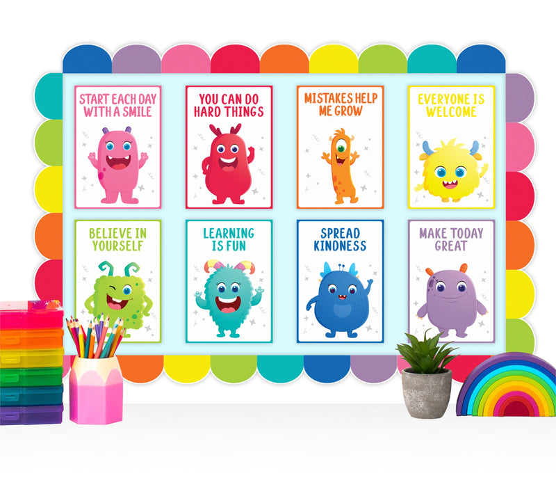Learning Can Be Fun Giggle & Grow Motivational Poster Set of 8-2
