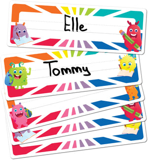 Learning Can Be Fun Giggle & Grow Adhesive Name Plates Pack of 30