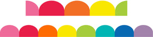 Learning Can Be Fun Giggle & Grow Rainbow Scalloped Classroom Border Pack of 12