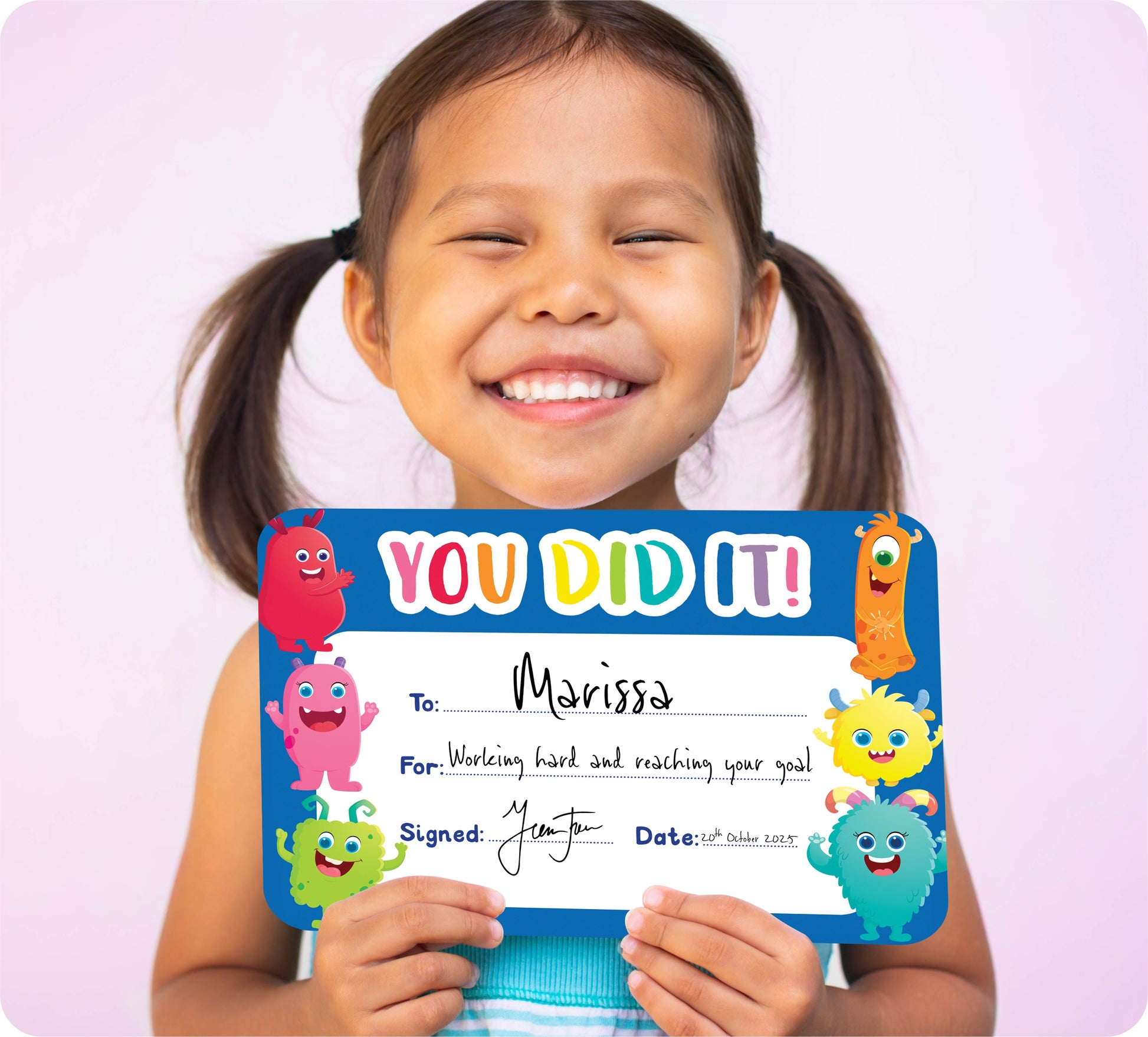 Learning Can Be Fun Giggle & Grow You Did It Certificates Pack of 30-2