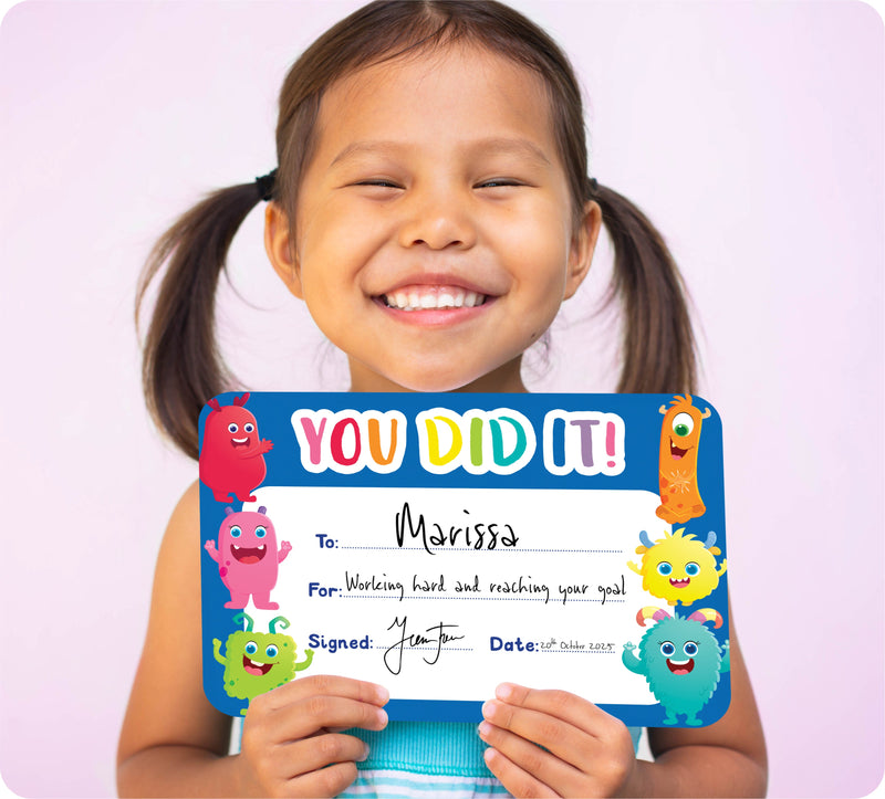 Learning Can Be Fun Giggle & Grow You Did It Certificates Pack of 30-2