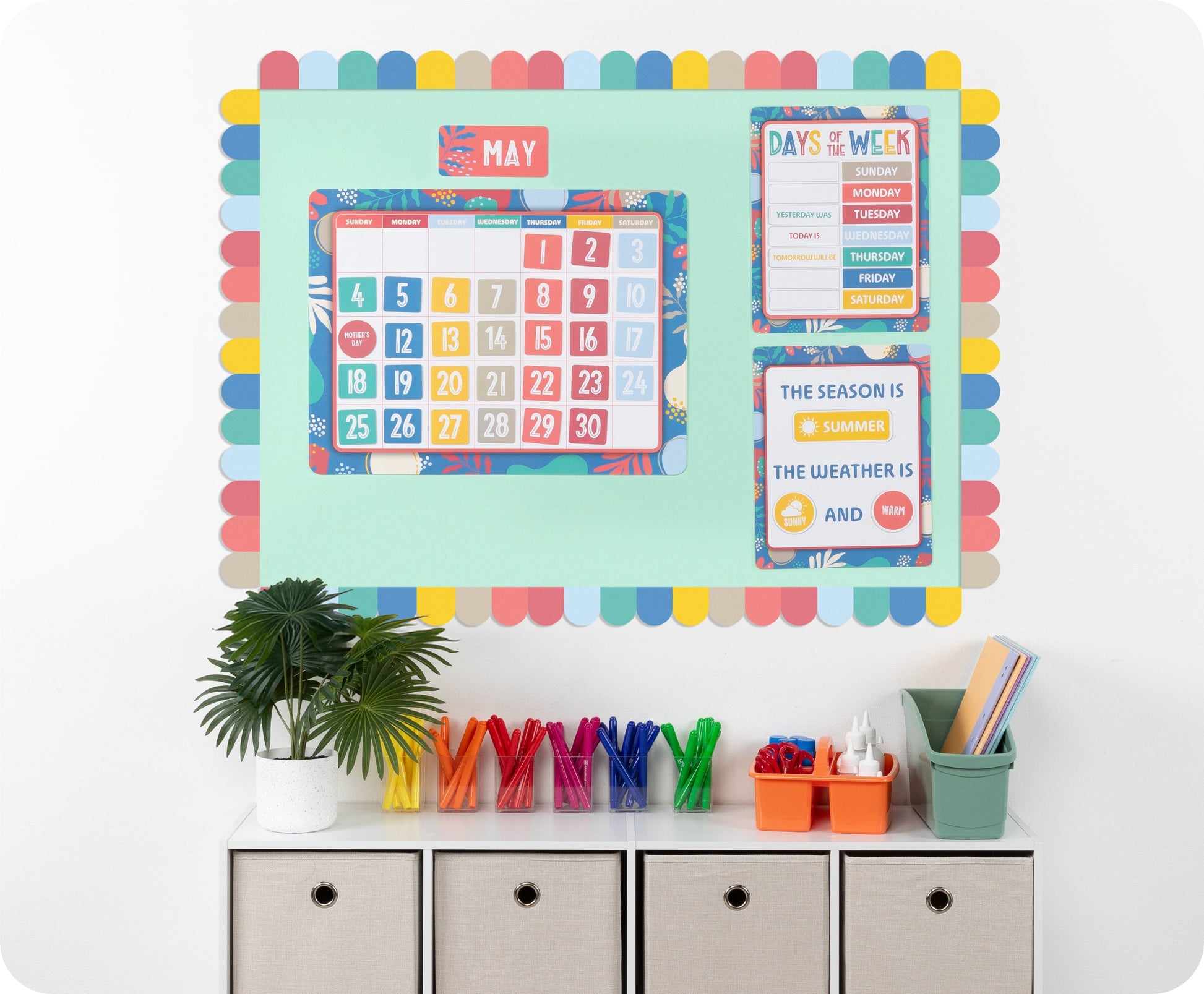 Learning Can Be Fun Growing Minds Scalloped Classroom Border Pack of 12-2
