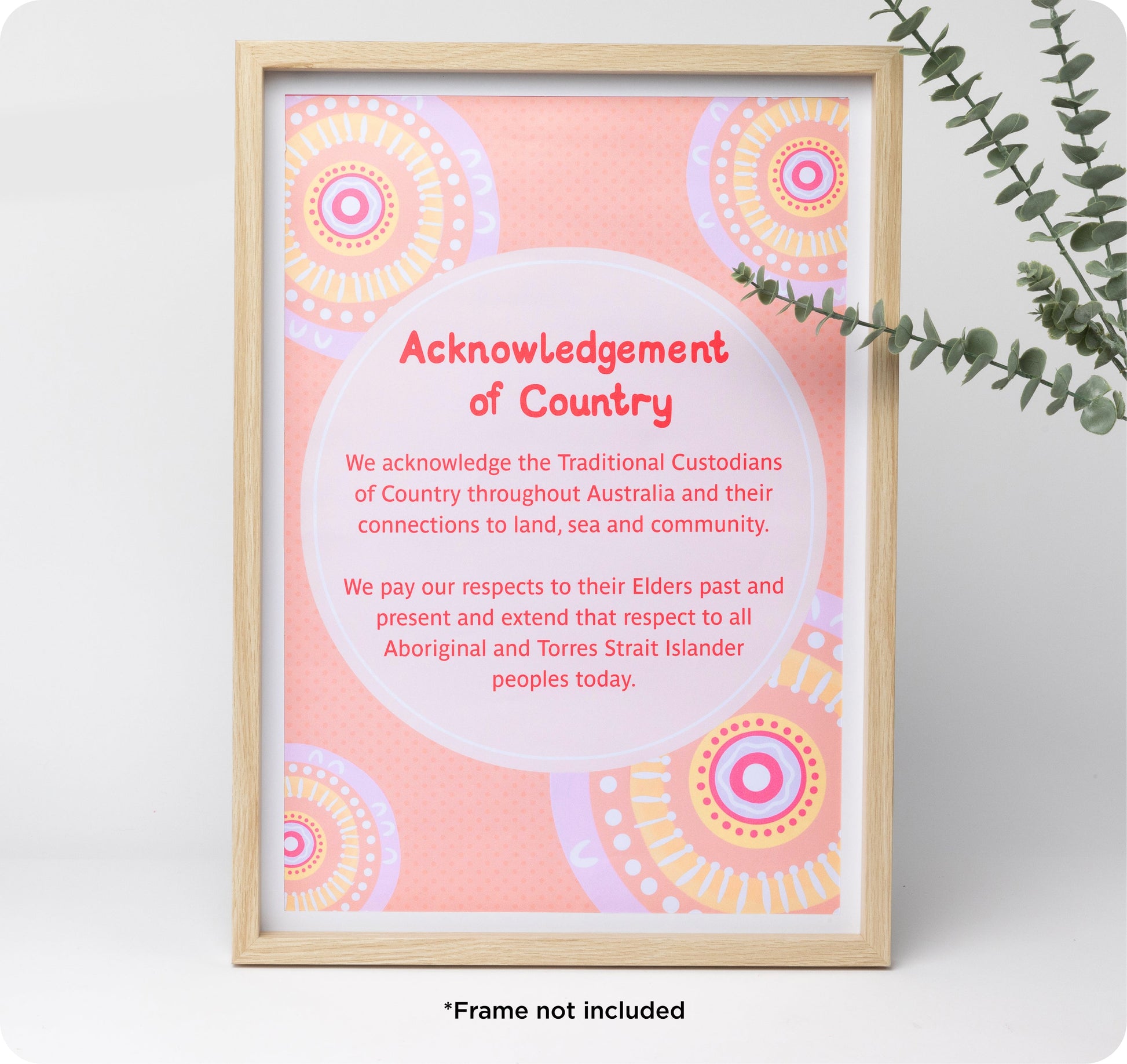 Learning Can Be Fun Sacred Country Acknowledgement of Country Poster-1