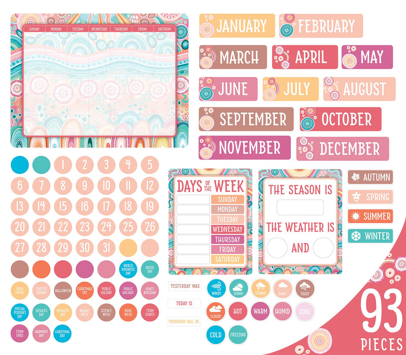 Learning Can Be Fun Sacred Country Calendar Bulletin Board Set-2
