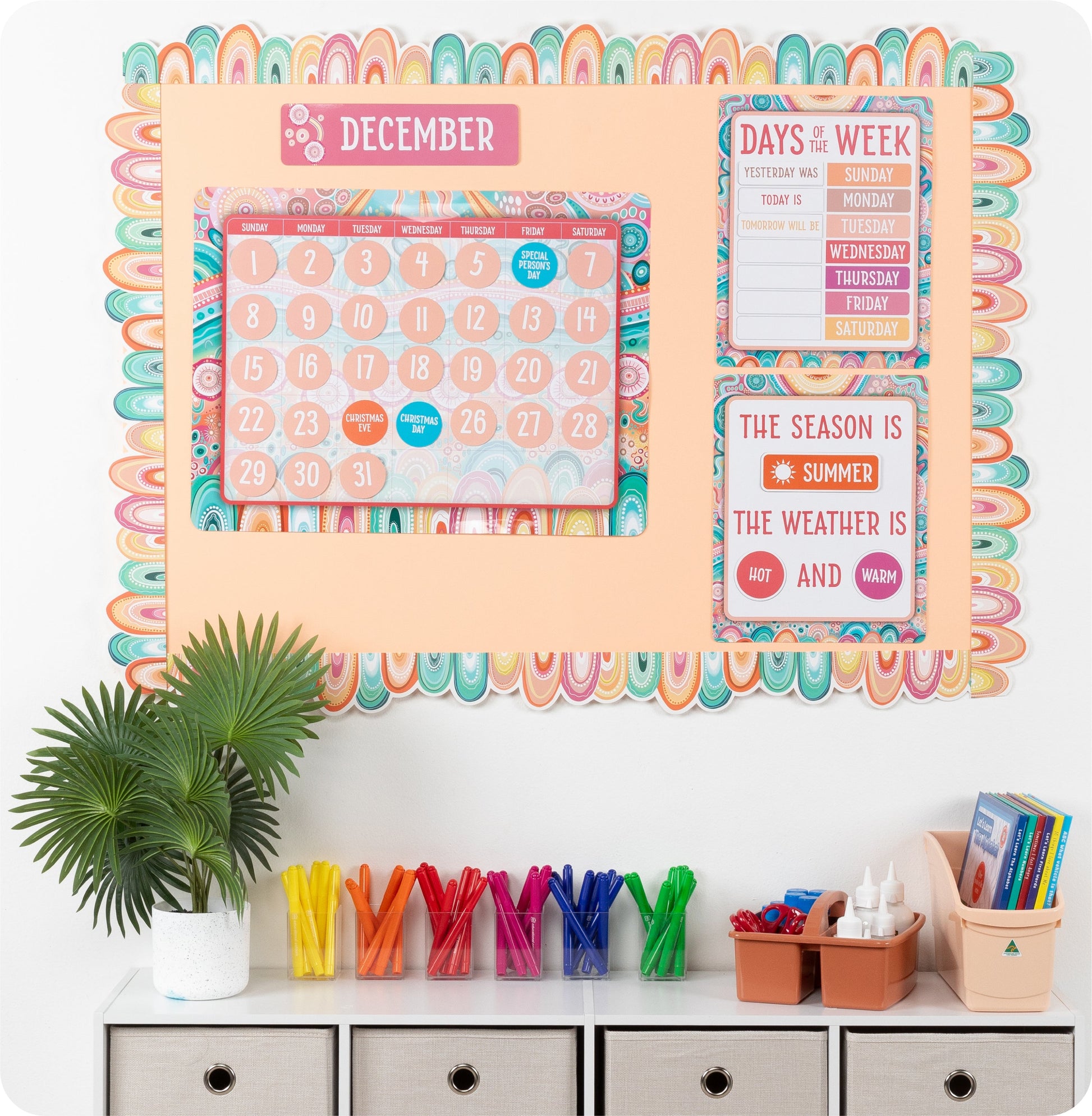Learning Can Be Fun Sacred Country Calendar Bulletin Board Set-3