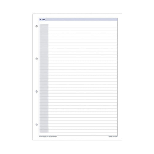 Collins Debden EX5007 Dayplanner Executive Size Notes 4 Ring Refill