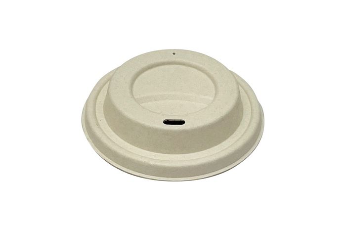 Earth Eco 12oz and 16oz compostable cup lid to fit NP9267 paper cups, carton of 1000