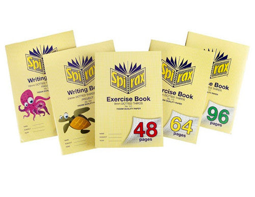Spirax 105 Exercise Book A4 48 Page 24mm Dotted Thirds Pack of 20