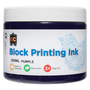 Educational Colours Block Printing Ink 250ml Purple - image 1
