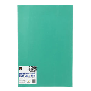 Educational Colours Double-Sided Soft Lino Tile Large 300x450x3mm double-sided vinyl block printing tile