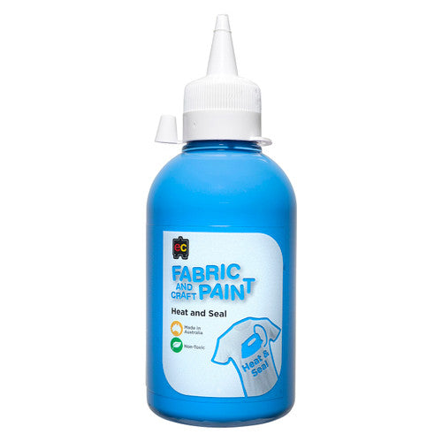 Educational Colours Fabric and Craft Paint 250ml Sky Blue. Educational Colours Fabric and Craft Paint 250ml bottle in Sky Blue.
