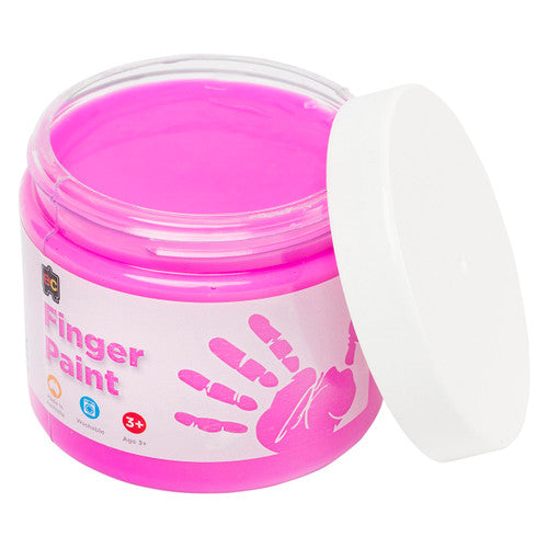 Educational Colours Finger Paint 250ml Tub Pink - image 1. Product photograph 1 of 3 as supplied by Mega Office Supplies.