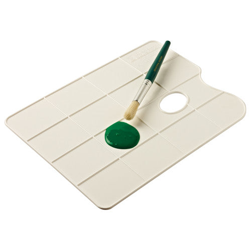 Educational Colours Flat Palette 300mm x 225mm with thumb opening, suitable for watercolour, acrylic and oil paints