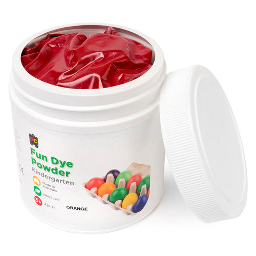 Educational Colours Fun Dye Powder 500g Orange. Educational Colours Fun Dye Powder 500g in Orange, Australian-made non-toxic craft dye.