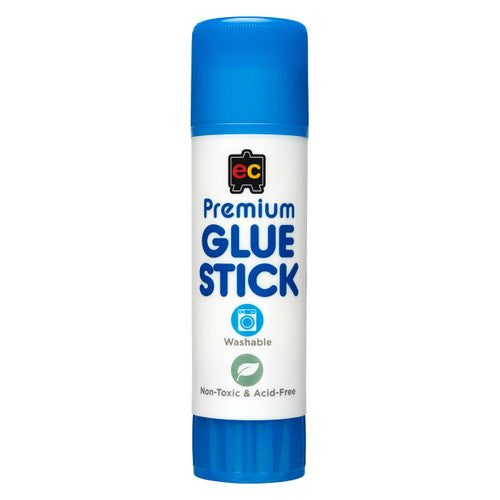Educational Colours Glue Stick 20g. Educational Colours 20g PVP glue stick, non-toxic and acid-free, made in Italy.