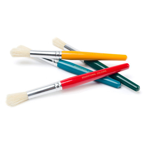 Educational Colours Jumbo Round Stubby Brush Set of 4 - image 2