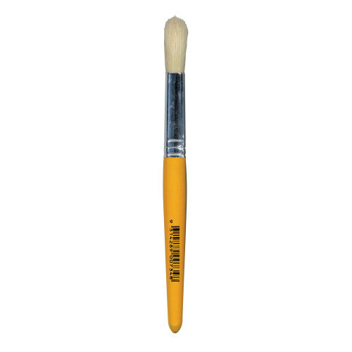Educational Colours Jumbo Stubby Brush Round Wooden. Educational Colours Jumbo Stubby Round Wooden Brush with hog bristle and 19.5cm wooden handle.
