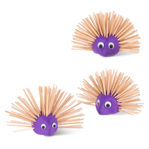 Close-up of natural wood matchsticks from Educational Colours, suitable for classroom and home craft projects