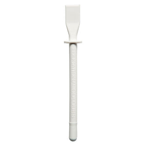 Educational Colours Paste Spreader 130mm White. Educational Colours 130mm white flexible plastic paste spreader for classroom and craft use.