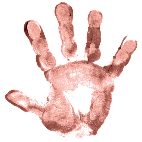 Educational Colours People Paint Junior Acrylic Paint 500ml Flesh Tone Mahogany. Close-up of Flesh Tone Mahogany label on Educational Colours People Paint 500ml PET bottle.