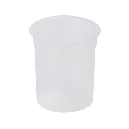 Educational Colours Premium Safety Paint Pot Base showing stable wide-base design, 9cm high and 21cm diameter