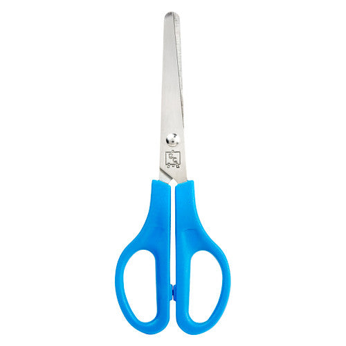 Educational Colours 165mm stainless steel scissors with ergonomic plastic handles, suitable for left and right-handed users
