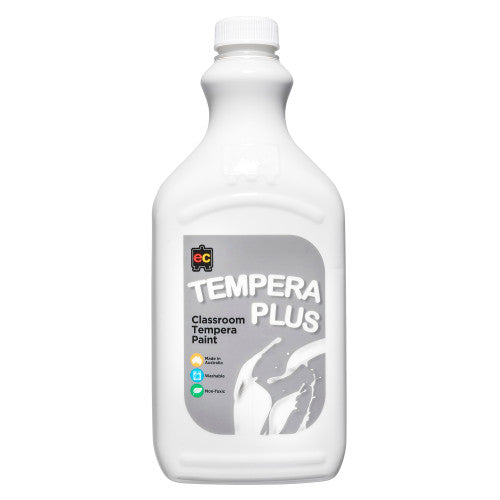 Educational Colours Tempera Plus Classroom Paint 2L white bottle
