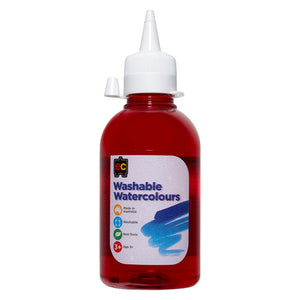 Educational Colours Washable Watercolour 250ml Orange. Educational Colours Washable Watercolour 250ml bottle in Orange.