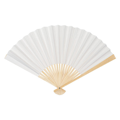 Educational Colours wooden paper fans spread open, showing 255mm length and smooth decorative surface