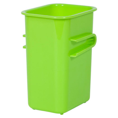 Elizabeth Richards Connector Tub in lime green, front view