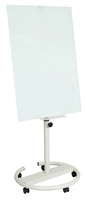 Elizabeth Richards Mobile Flipchart Glass Whiteboard
