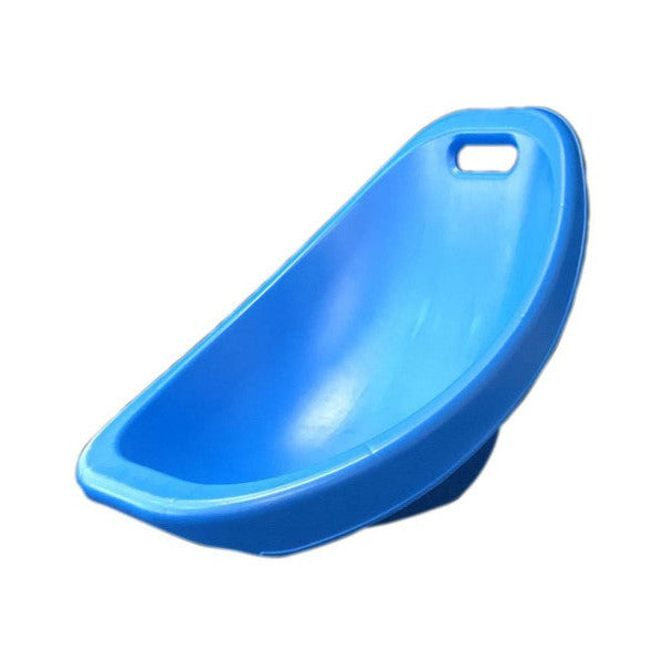 Side profile of Elizabeth Richards Scoop Rocker showing 36cm seat height