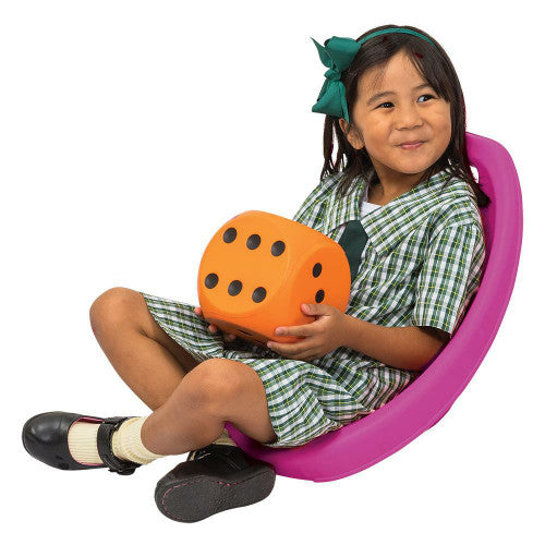 Elizabeth Richards Scoop Rocker chair base showing rocking curve design