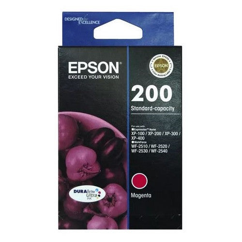 Epson 200 DURABrite Ultra Magenta ink cartridge C13T200392 for Expression Home and WorkForce printers