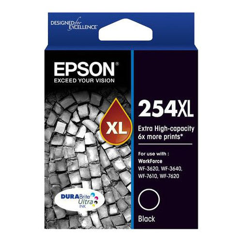 Epson 254XL DURABrite Ultra extra high yield black ink cartridge C13T254192