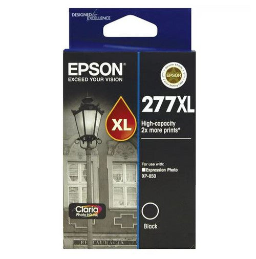 Epson 277XL High Yield Claria Photo HD Black ink cartridge C13T278192 for Expression Photo printers