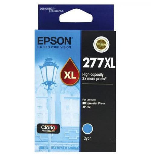 Epson 277XL High Yield Claria Photo HD Cyan ink cartridge for Expression Photo printers